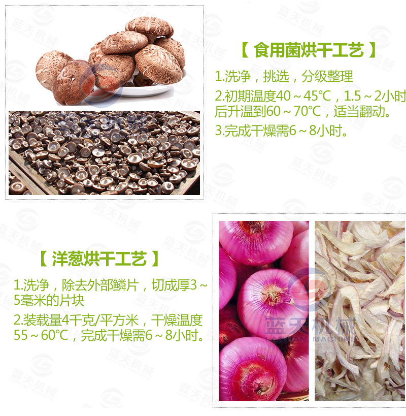 蘿卜條網(wǎng)帶烘干機(jī)常見烘干工藝