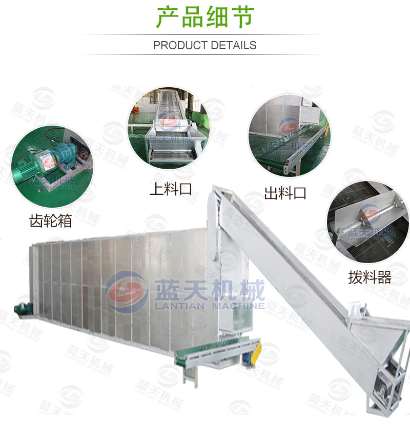 花生網帶式烘干機產品細節(jié)